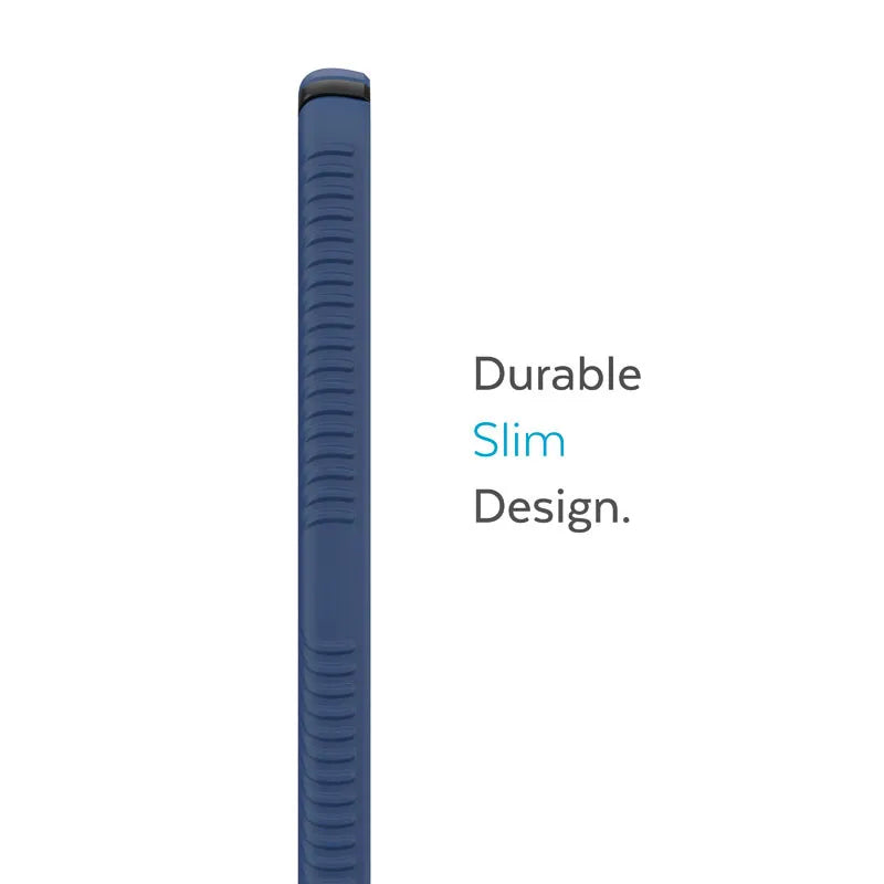Speck Presidio2 Grip – neslystantis dėklas, skirtas Samsung Galaxy S23+ (pakrantės mėlyna/juoda)