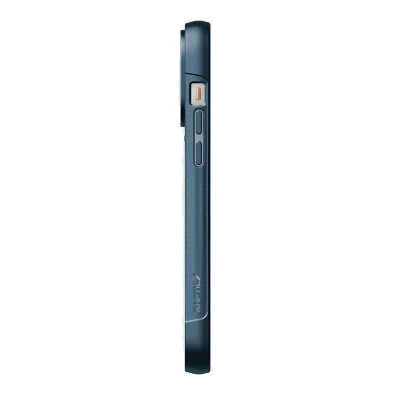 X-Doria Raptic Clutch - Biologiškai skaidus dėklas, skirtas iPhone 14 Pro Max (išbandyta kritimui iš 3m) (mėlynas)