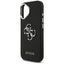 Guess Grained Big 4G Classic Logo – dėklas iPhone 17 (juodas)