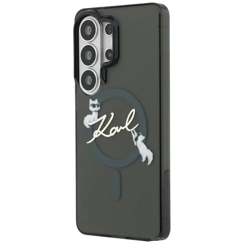 Karl Lagerfeld IML KC Script MagSafe – dėklas Samsung Galaxy S26 Ultra (juodas)