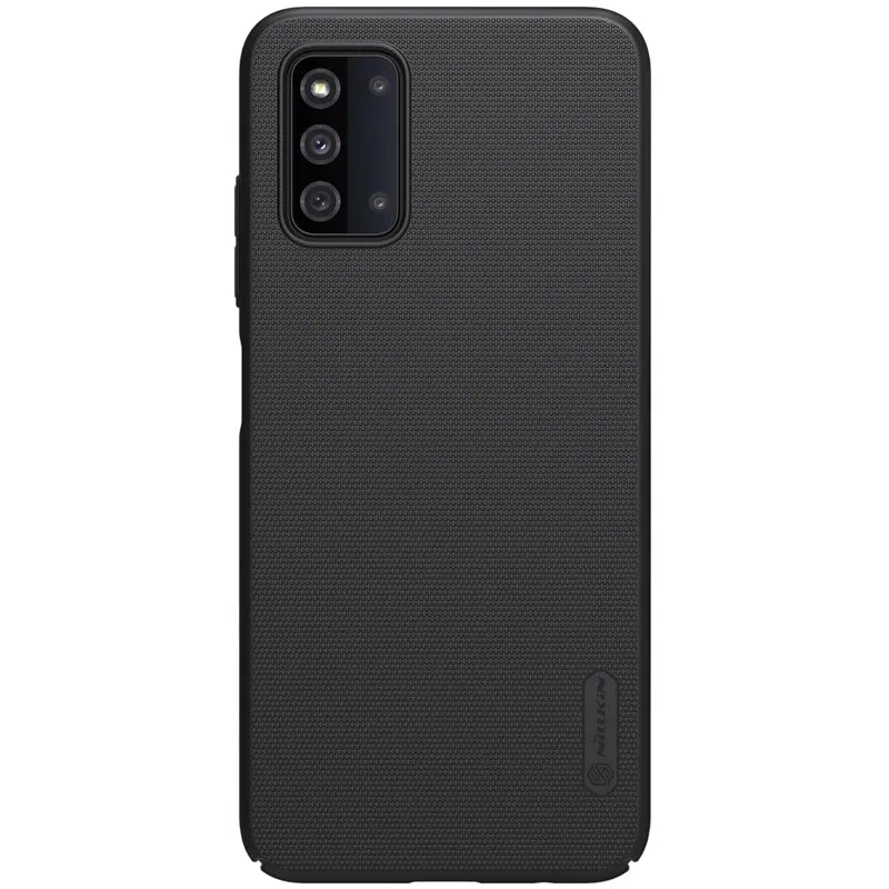 Nillkin Super Frosted Shield – dėklas Samsung Galaxy F52 5G telefonui (juodas)