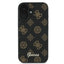 Guess Peony Script MagSafe – dėklas iPhone 16 Plus (juodas)