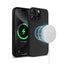 Crong Color Cover Magnetic – apsauginis MagSafe dėklas, skirtas iPhone 15 Pro (juodas)