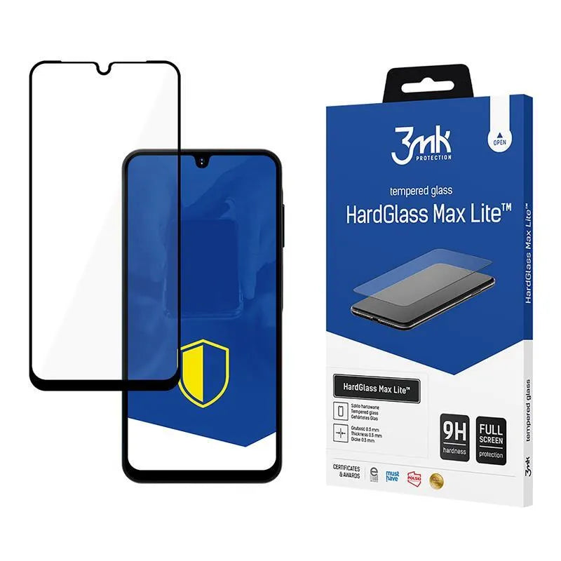 3mk HardGlass Max Lite – Grūdintas stiklas Samsung Galaxy A16 4G/5G (juodas)