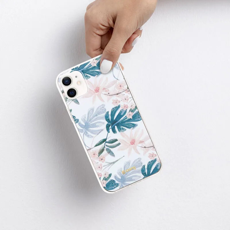 Crong Flower Case – dėklas iPhone 12 Mini (raštas 01)