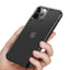 Crong Hybrid Carbon – dėklas iPhone 12 Pro Max (juodas)