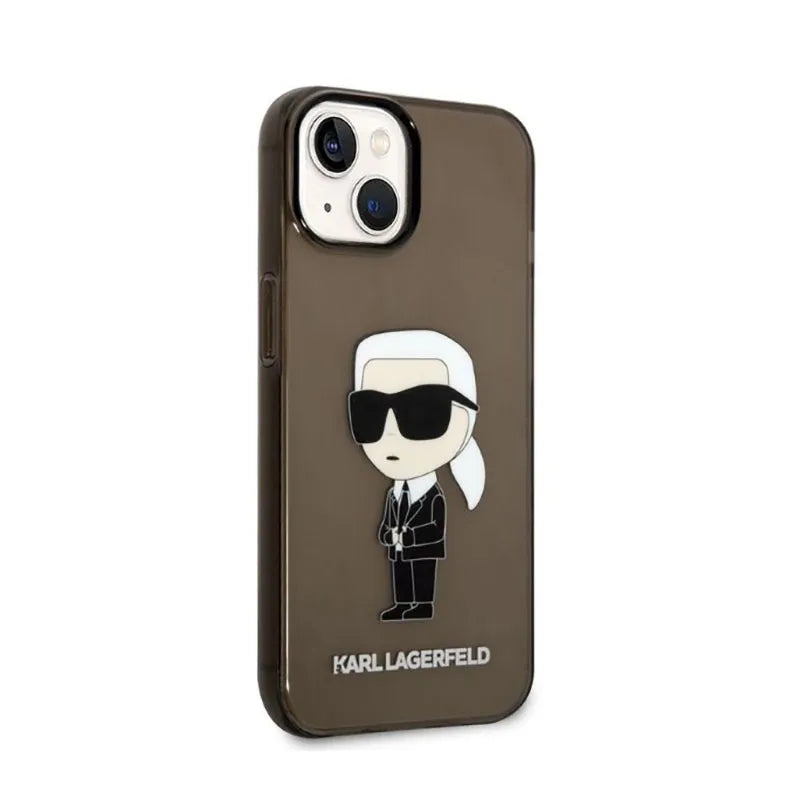 Karl Lagerfeld IML NFT Ikonik – dėklas iPhone 14 Plus (juodas)