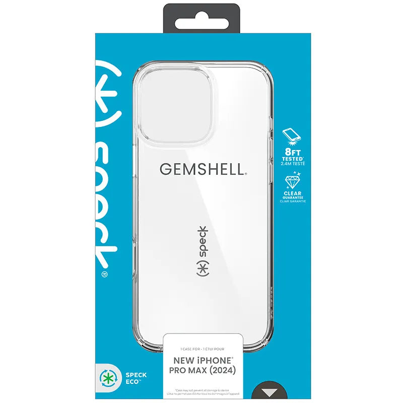 Speck Gemshell – dėklas Apple iPhone 16 Pro Max (skaidrus)