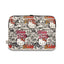 Hello Kitty Zip PU Tags Graffiti Sleeve – nešiojamojo kompiuterio dėklas 13" / 14" (smėlio spalvos)