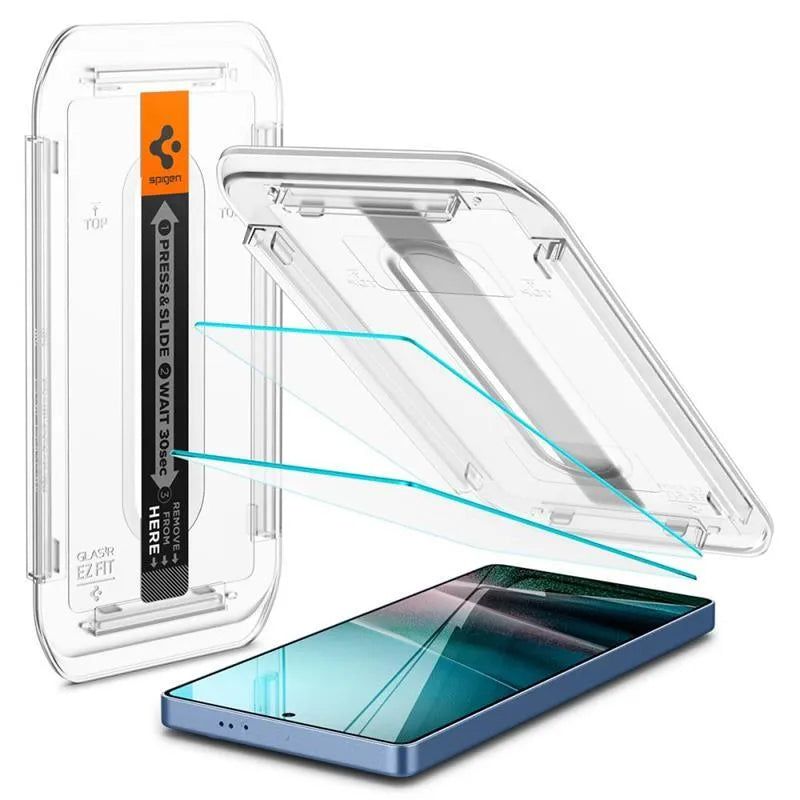 Spigen Glas.TR EZ Fit 2-Pack – grūdintas stiklas Samsung Galaxy S25 Ultra (2 vnt.)