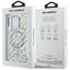 Karl Lagerfeld IML Karl Script Pattern MagSafe – dėklas iPhone 16 Pro (baltas)