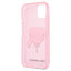 Karl Lagerfeld Karl’s Head Glitter – dėklas iPhone 13 Mini (rožinis)
