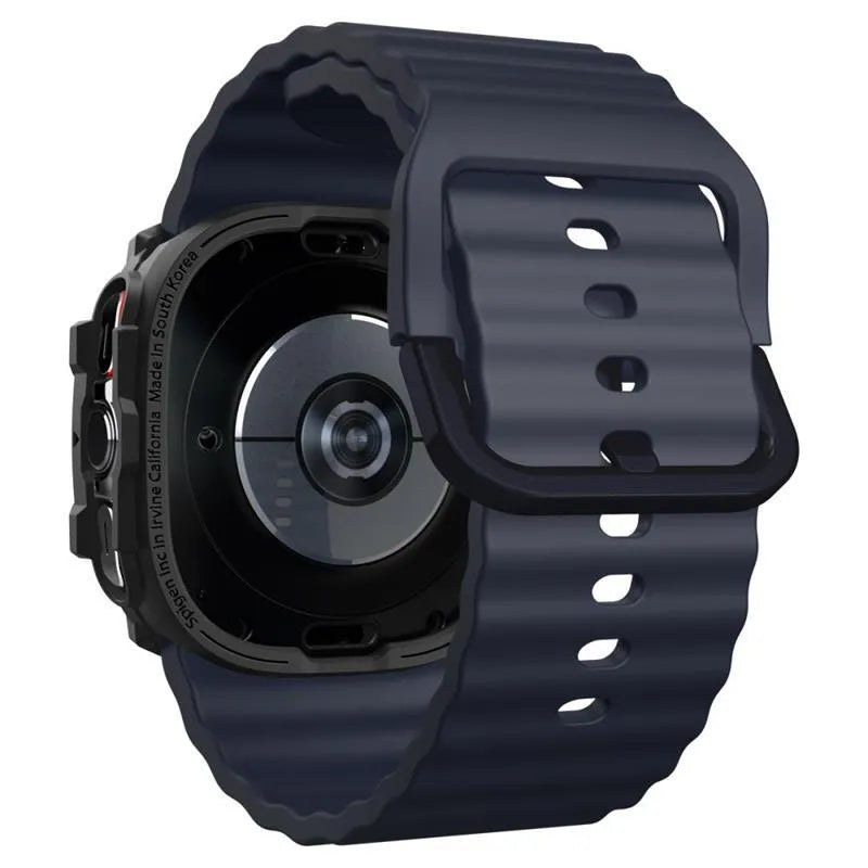 Spigen Rugged Armor – Dėklas Samsung Galaxy Watch Ultra 47 mm (2025/2024) (Matte Black)