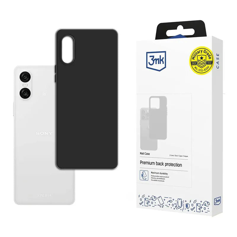 3mk Matt Case – Dėklas Sony Xperia 10 VI (juodas)