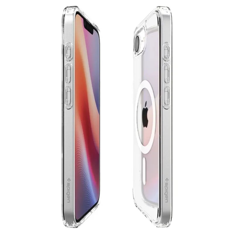 Spigen Ultra Hybrid Mag MagSafe – dėklas iPhone 17e / 16e (Baltas)