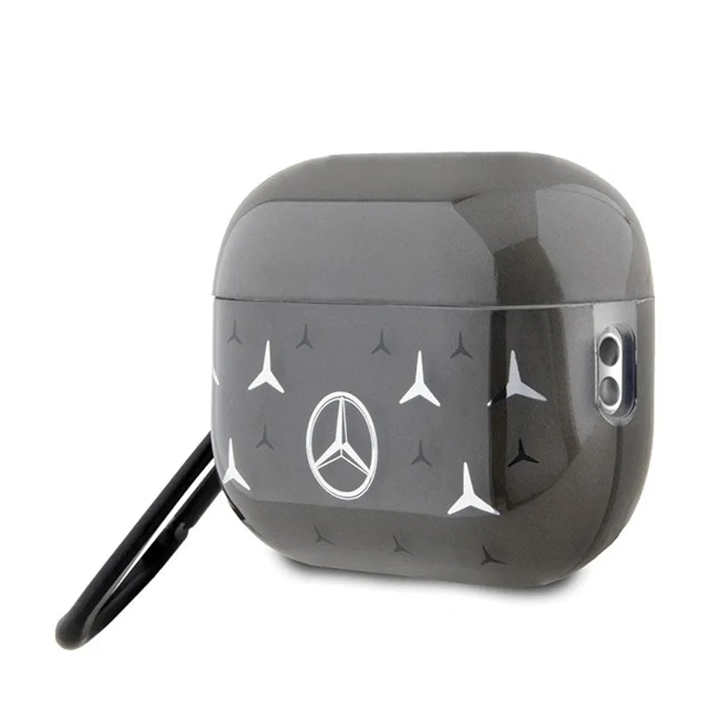 Mercedes Large Star Pattern – „AirPods Pro 2“ dėklas (juodas)