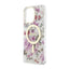 Guess Flower MagSafe – dėklas iPhone 14 Pro (skaidrus)