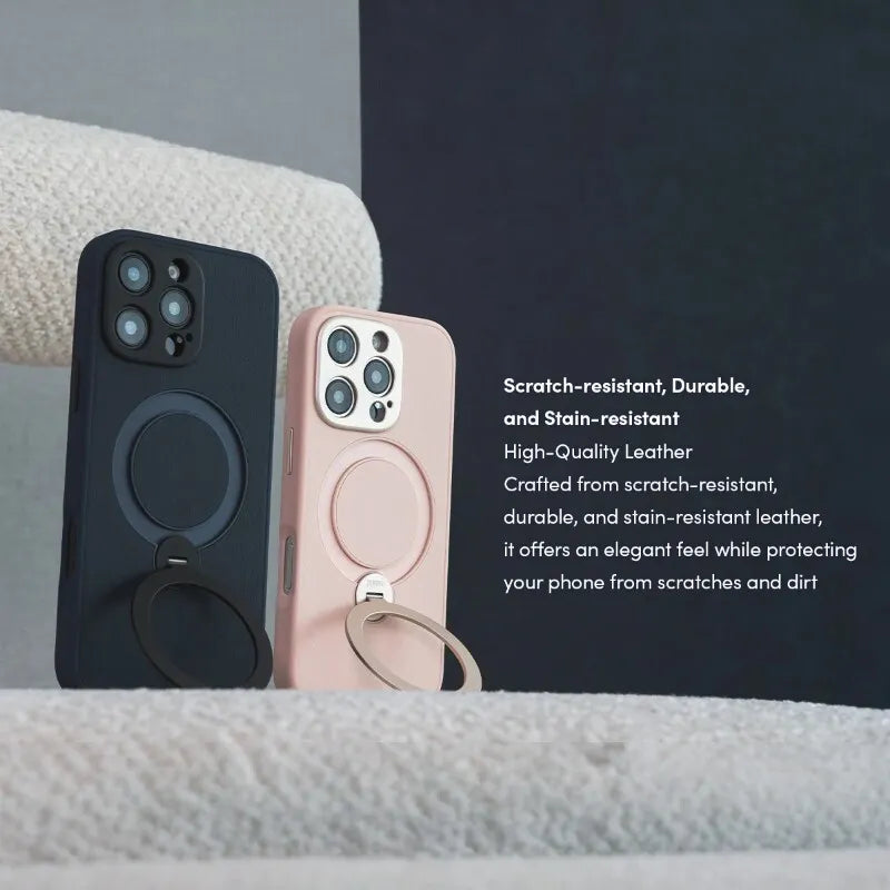 „Moshi Kameleon MagSafe“ – dėklas „iPhone 16 Pro Max“ su stovelio funkcija (šviesiai rožinė)