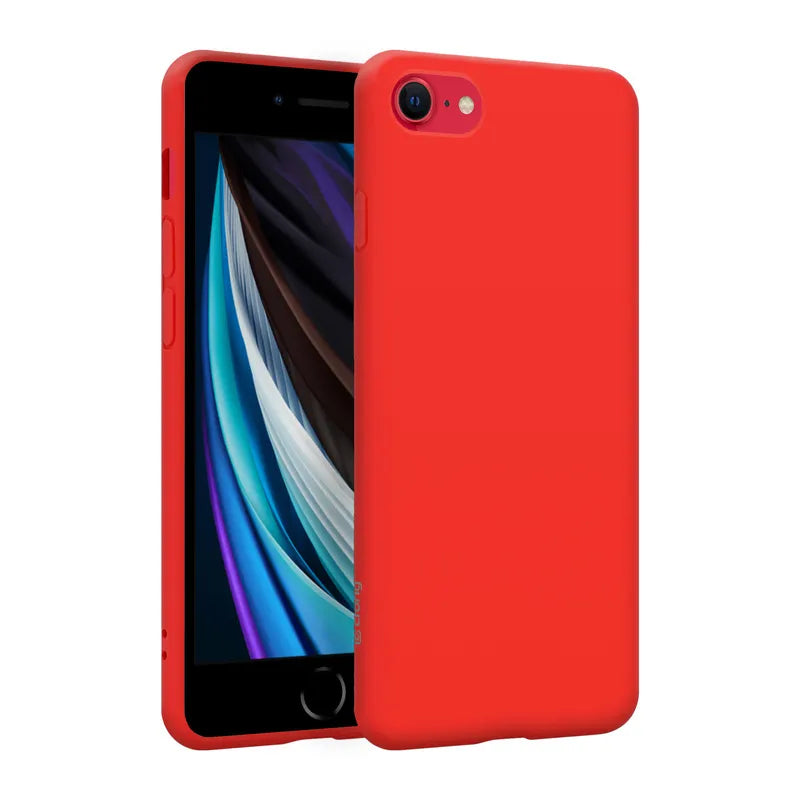 „Crong Color Cover“ – dėklas „iPhone SE (2022/2020) / 8 / 7“ (raudonas)