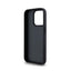 DKNY Leather Checkered Mono Pattern & Printed Stripes – „iPhone 15 Pro Max“ dėklas (juodas)