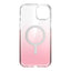 Speck Presidio Perfect-Clear + Ombre + MagSafe - dėklas iPhone 15 Plus / 14 Plus su MICROBAN danga (Skaidrus / Vintage Rose Fade)