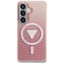 Guess IML Gradient Triangle MagSafe – Samsung Galaxy S26 dėklas (rožinis)
