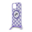 Karl Lagerfeld IML Crossbody Monogram Karl & Choupette Head MagSafe – dėklas iPhone 15 / 14 / 13 (violetinis)