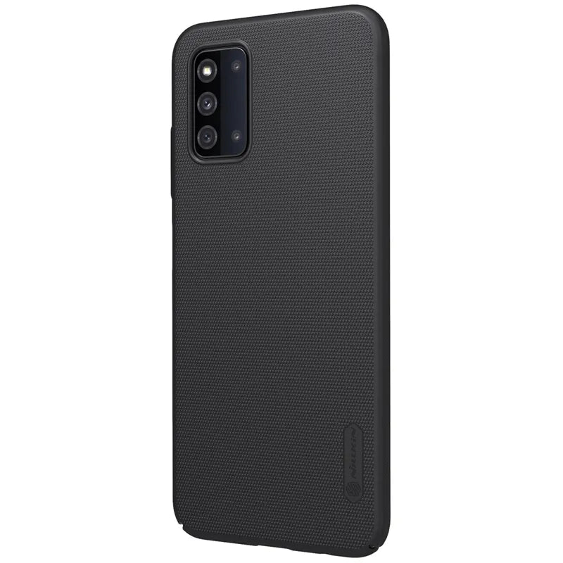 Nillkin Super Frosted Shield – dėklas Samsung Galaxy F52 5G telefonui (juodas)