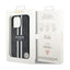 Guess 4G Printed Stripes MagSafe – Dėklas skirtas iPhone 13 Pro (juodas)