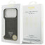 Guess 4G Triangle Logo MagSafe – Dėklas iPhone 17 Pro (juodas)