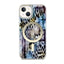 Guess Leopard MagSafe – dėklas iPhone 14 (mėlynas)