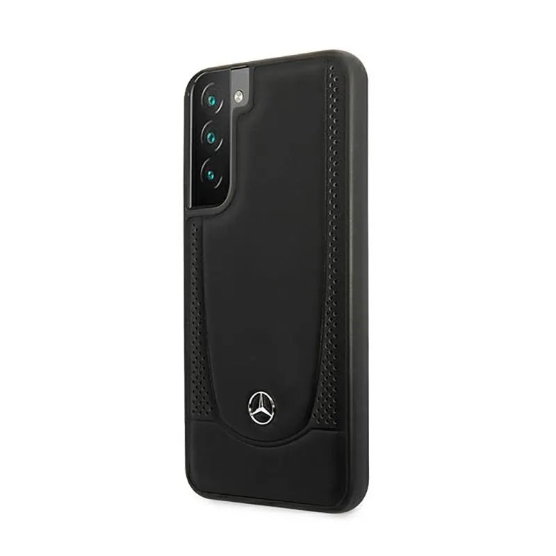 Mercedes Leather Urban Line – dėklas Samsung Galaxy S22+ (juodas)