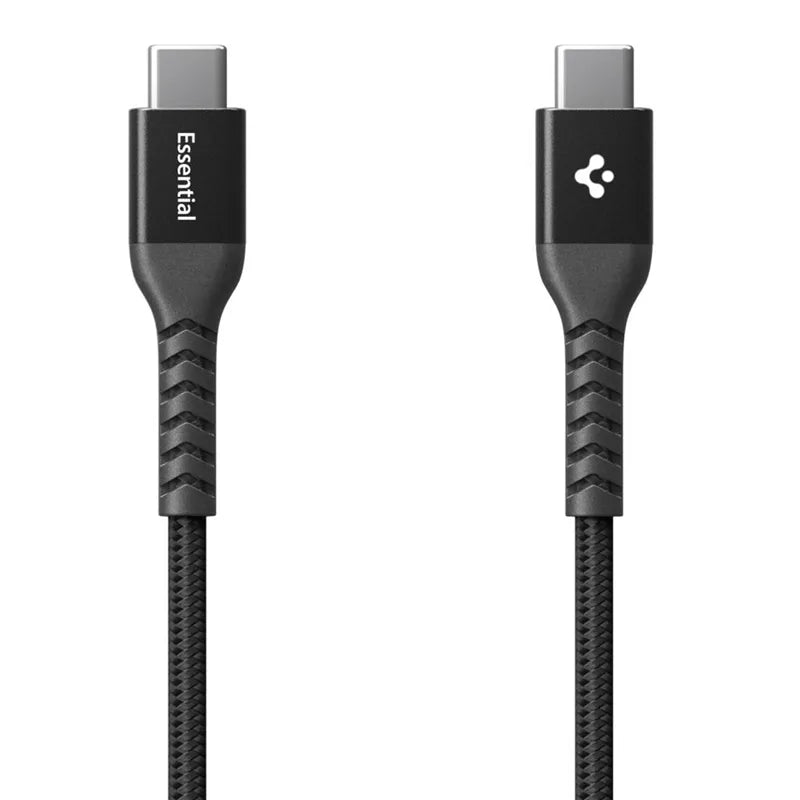 Spigen EB10010CCA Essential – USB-C į USB-C laidas 100 W 1 m (juodas)