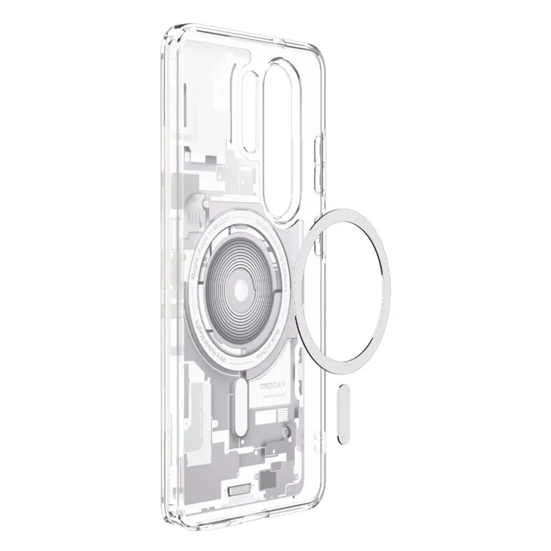 Spigen Ultra Hybrid Mag MagSafe – dėklas Samsung Galaxy S26 Ultra (Zero One White)