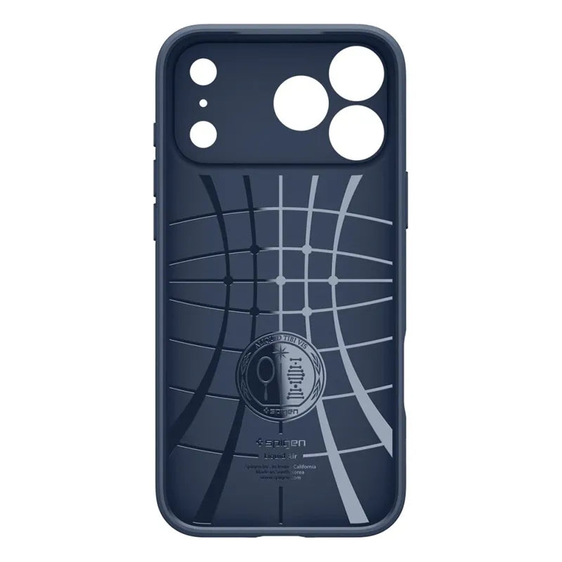 Spigen Liquid Air – dėklas iPhone 17 Pro Max (tamsiai mėlynas)
