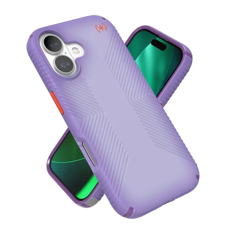 Speck Presidio Lux Grip MagSafe – dėklas iPhone 17 (Purple Fade/Magic Purple/New Poppy)