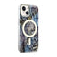 Guess Leopard MagSafe – dėklas iPhone 14 (mėlynas)