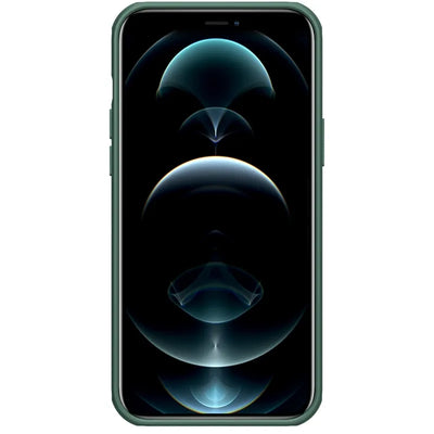 Nillkin Super Frosted Shield Pro – dėklas Apple iPhone 13 Pro Max (tamsiai žalias)
