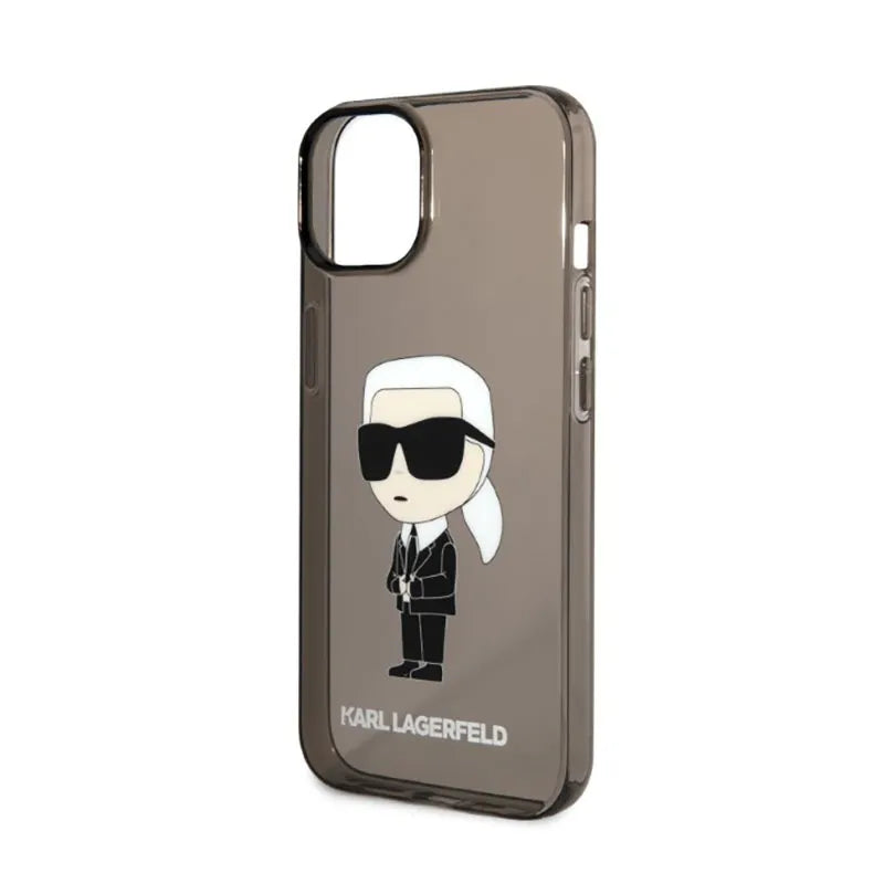 Karl Lagerfeld IML NFT Ikonik – dėklas iPhone 14 Plus (juodas)