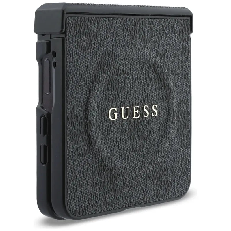 Guess 4G Classic MagSafe – dėklas Samsung Galaxy Z Flip 8 (juodas)