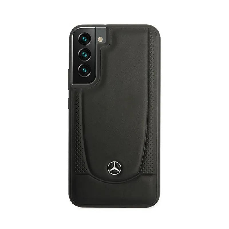Mercedes Leather Urban Line – dėklas Samsung Galaxy S22+ (juodas)
