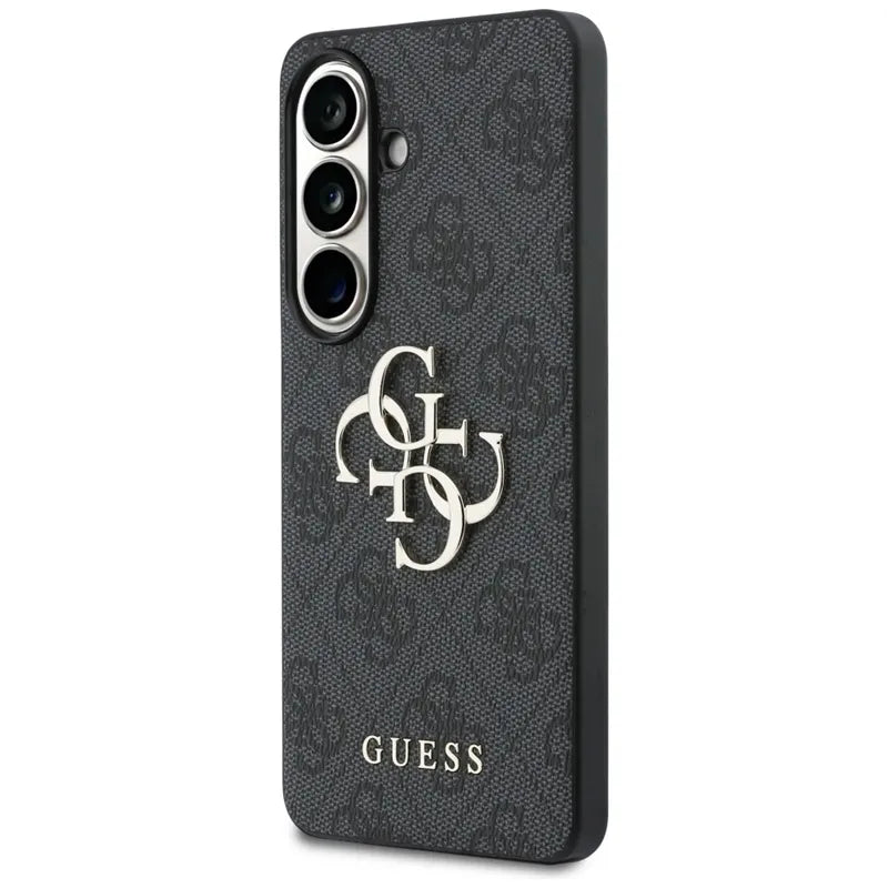 Guess 4G Big Metal Logo – Samsung Galaxy S26 dėklas (juodas)