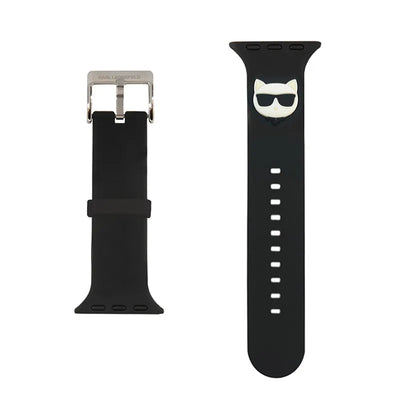 Karl Lagerfeld Silicone Choupette Head – Dirželis Apple Watch 42/44/45 mm (juodas)