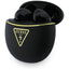 Guess Gold Line Triangle – TWS Bluetooth ausinės + įkrovimo dėklas (juodos)