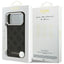 Guess Peony Hot Stamp Script MagSafe – dėklas iPhone 17 Pro Max (juodas)