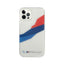 BMW Motorsport Tricolor – dėklas iPhone 12 Pro Max (skaidrus)