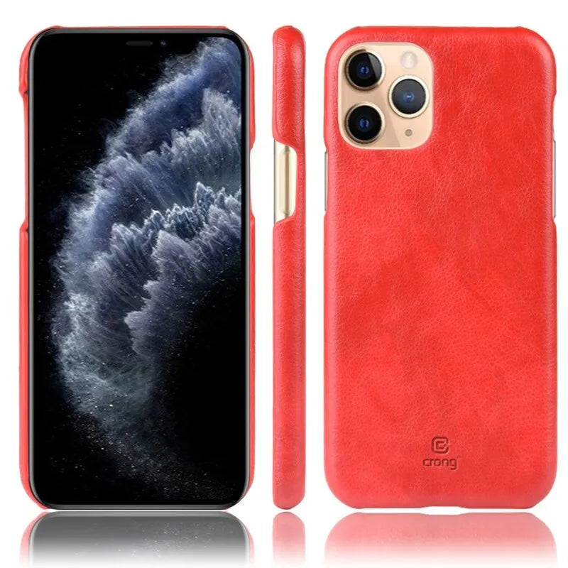 Crong Essential Cover – dėklas iPhone 11 Pro (raudonas)