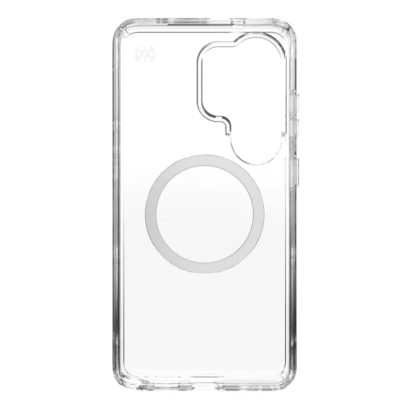 Speck Presidio Perfect-Clear Magnet – dėklas Samsung Galaxy S26 Ultra MagSafe (skaidrus/sidabrinis)