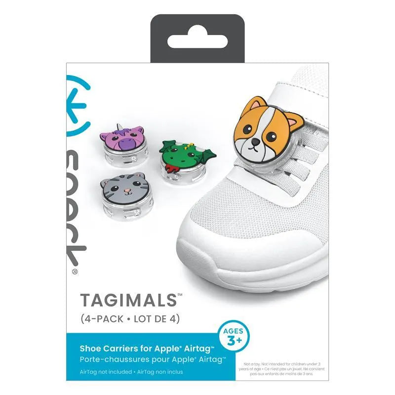 „Speck Tagimals“ – dėklas / laikiklis, skirtas „AirTag 1/2“ (4 vnt. rinkinys)