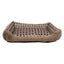 Minkšta lova sofa šuniui 90 x 70 x 20 cm, dydis XL (smėlio spalvos)